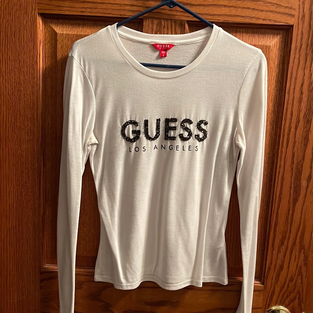 Guess white colored  long sleeve